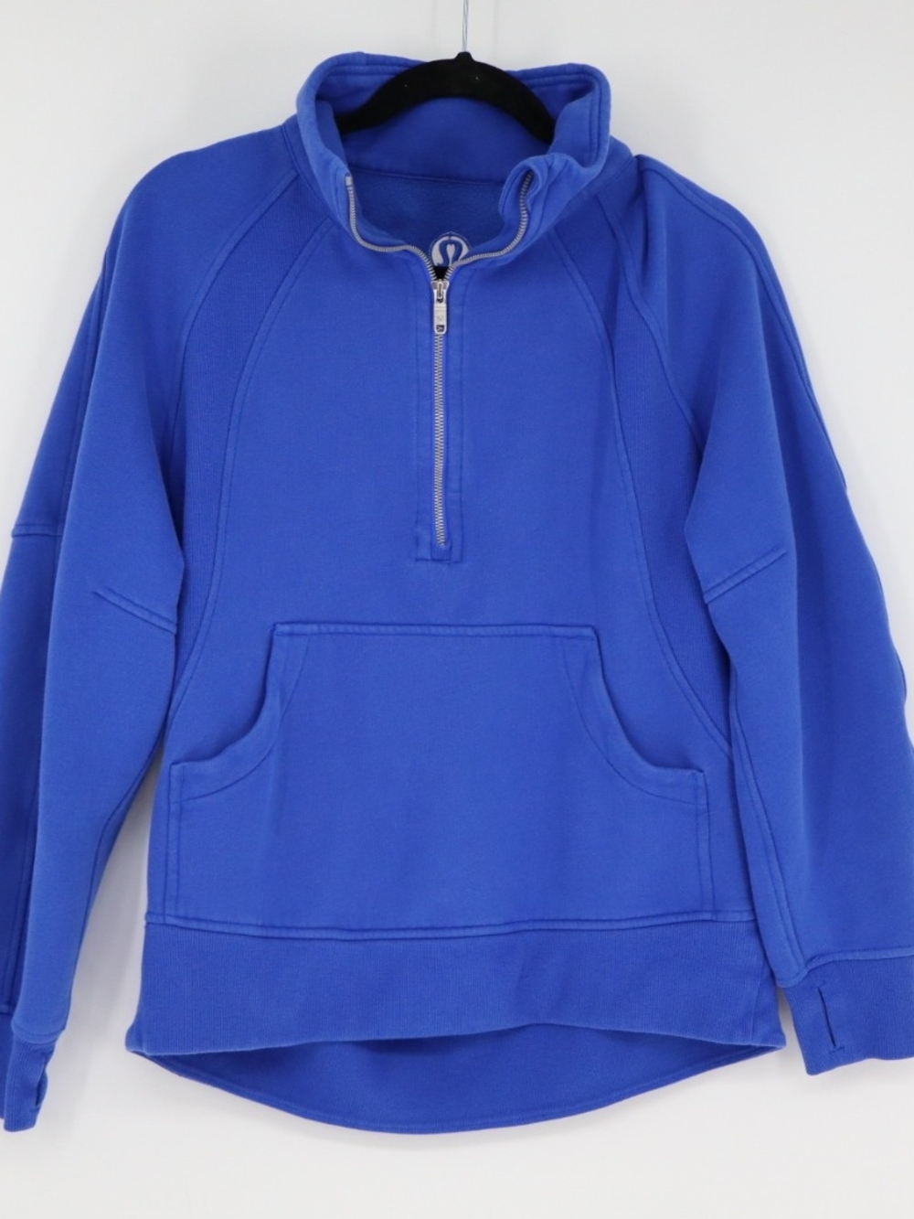 Lululemon Scuba Pullover Women’s XS/S Cobalt Blue Half Zip Funnel Neck
